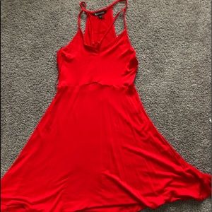 Express red dress